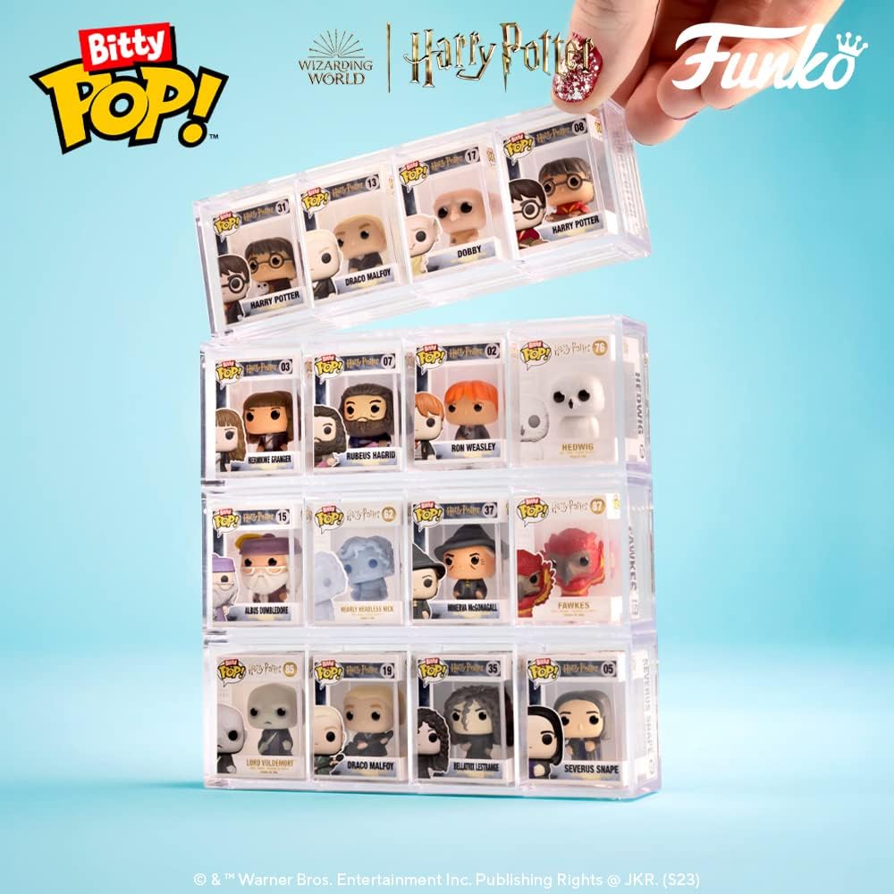 Funko Bitty POP! Harry Potter - Potter, Draco Malfoy, Dobby + Überraschungs-Figur