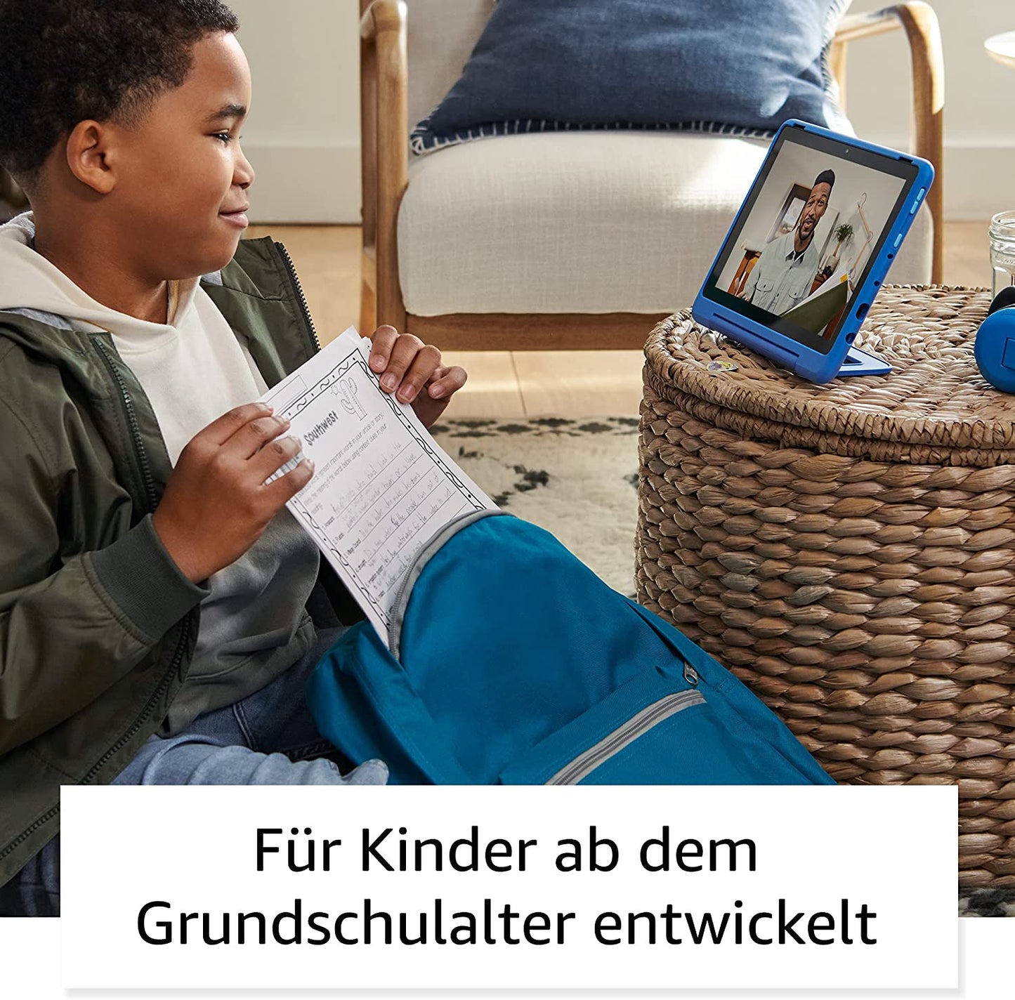 Amazon Fire HD 10 Kids Pro-Tablet | 25,6 cm (10,1 Zoll) Full-HD-Bildschirm (1080p), 32 GB
