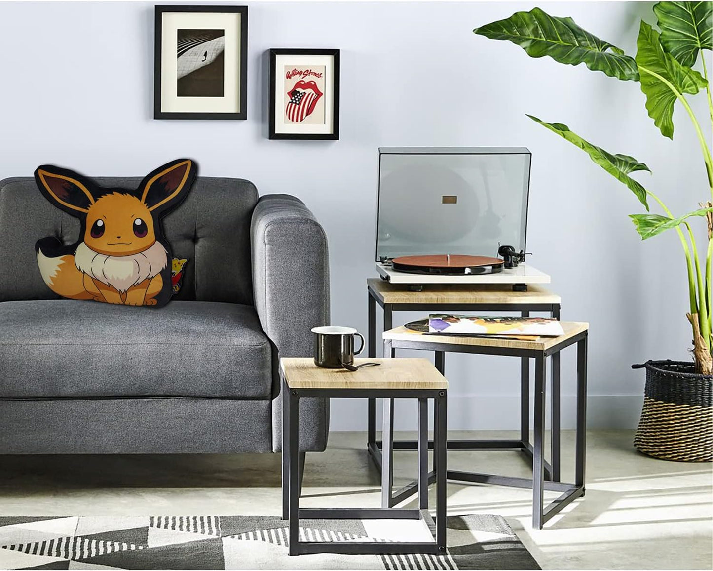 Pokemon Evoli Kissen Plüschtier Stofftier 40cm Merchandise Kinder Couch Bett Deko