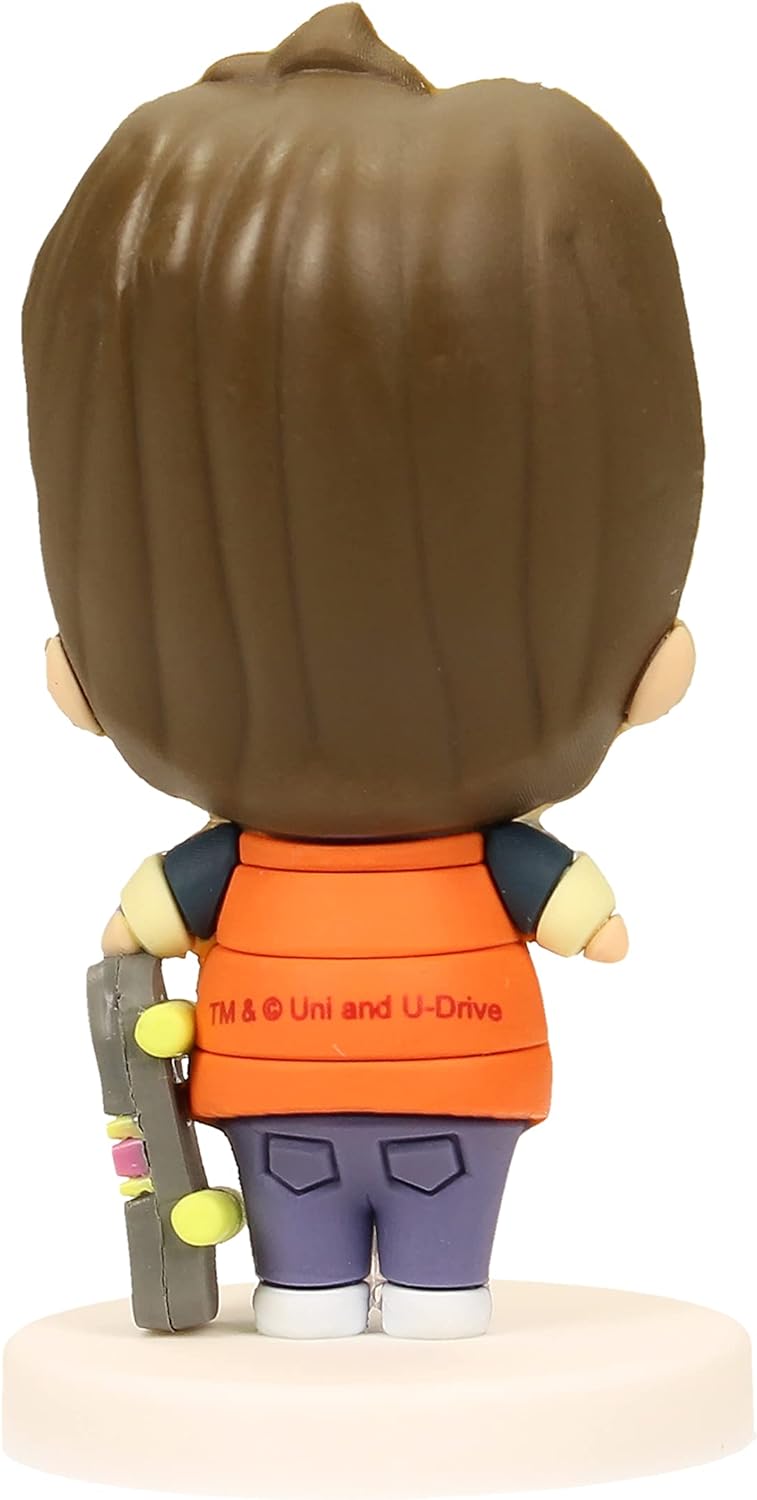 Marty McFly Back to the future Zurück in die Zukunft - Figur & Radiergummi Rubber