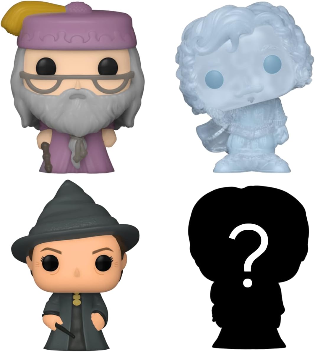 Funko Bitty POP! Harry Potter - Dumbledore, Headless Nick, McGonagall + Überraschungs-Figur