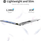 SGIN M15 15,6 Zoll Laptop 4 GB DDR4 RAM 128 GB SSD (TF 512 GB) Windows 11 - silber