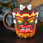 Crash Bandicoot 3D Tasse Uka Uka - handbemalt