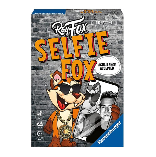 Ravensburger Ray Fox Selfie Fox - Familienspiel Partyspiel Brettspiel Gesellschaftsspiel