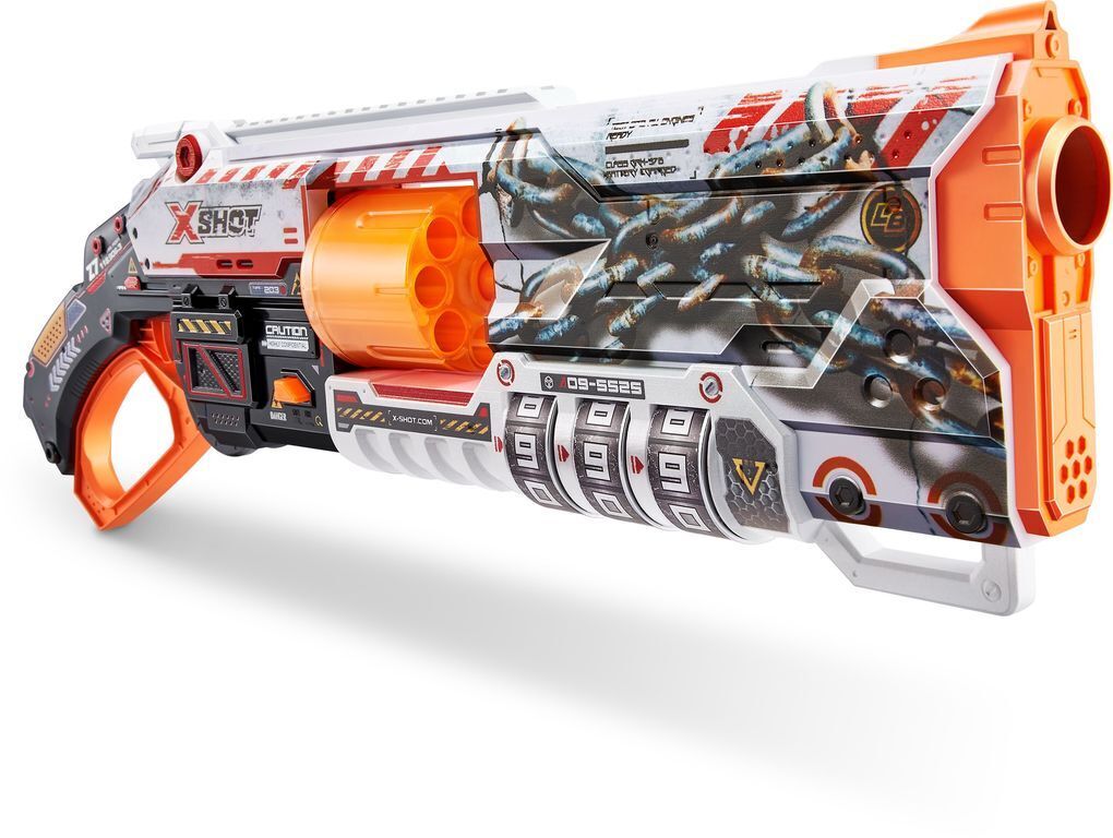 Zuru - X-Shot - Skins Lock Blaster mit Darts - Spielzeug Gun