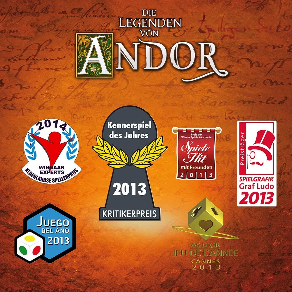 Die Legenden von Andor - Gesellschaftsspiel Brettspiel 2-4 Spieler - Kosmos 691745