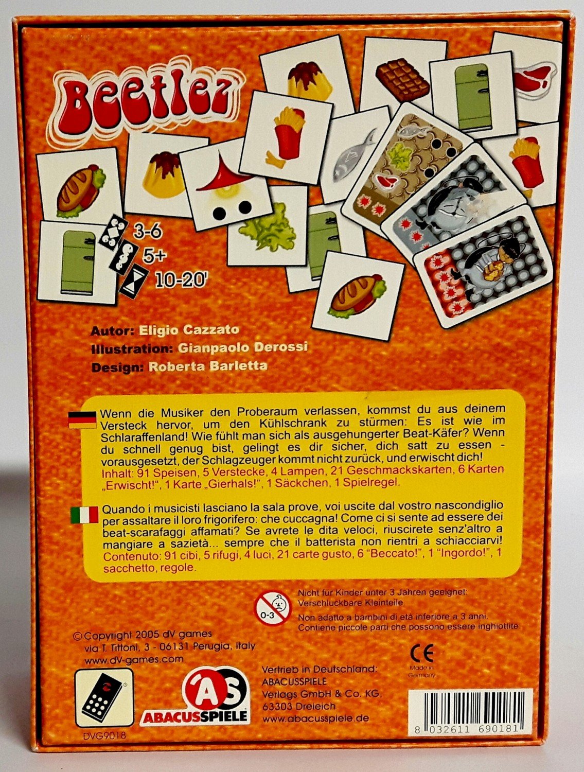 Beetlez - Gesellschaftsspiel Kartenspiel 3-6 Spieler
