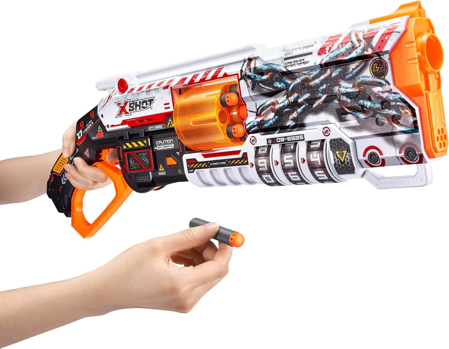 Zuru - X-Shot - Skins Lock Blaster mit Darts - Spielzeug Gun