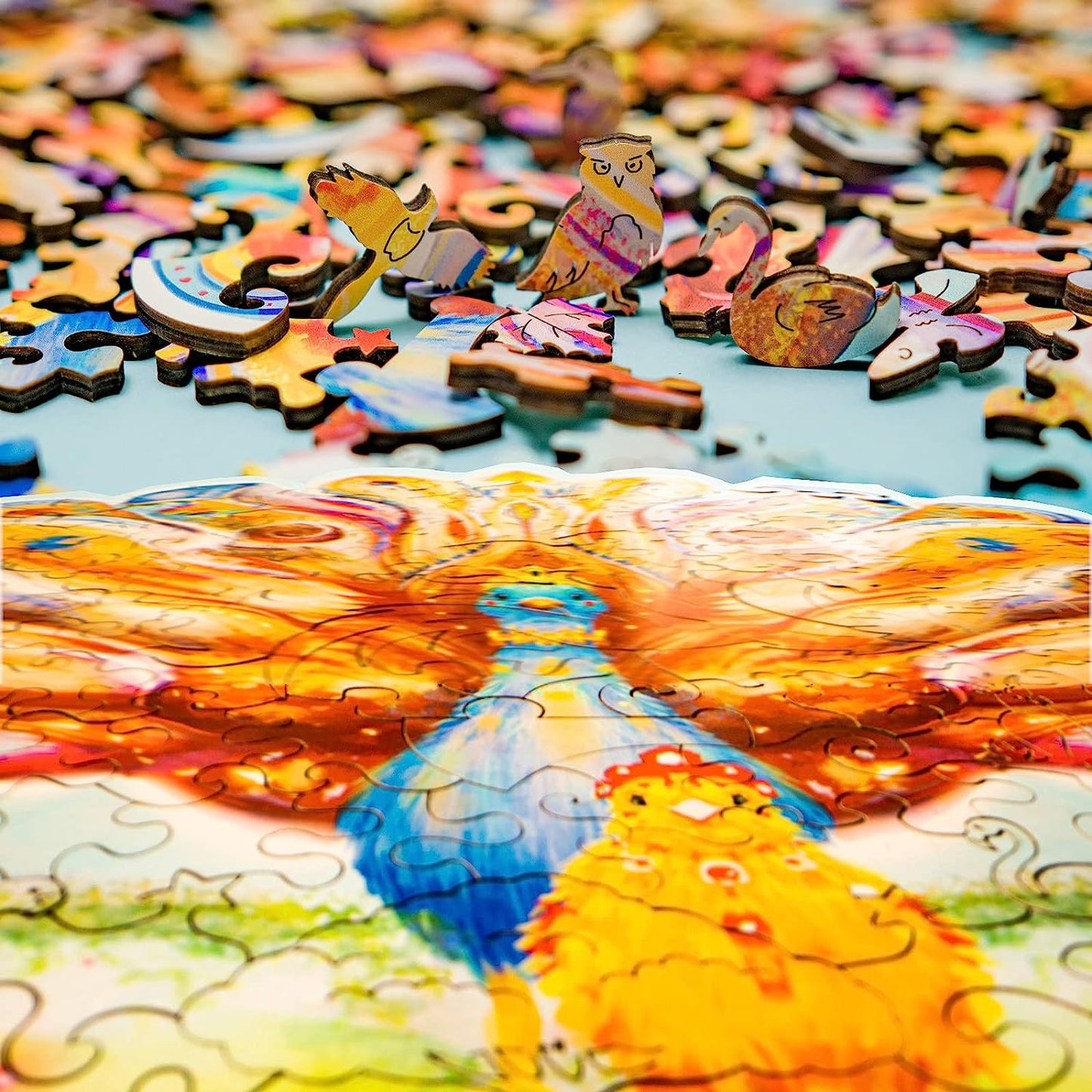 Wooden Jigsaw Puzzle Holzschnittpuzzle Tierpuzzle 280 Teile 28 x 43cm Crocotile