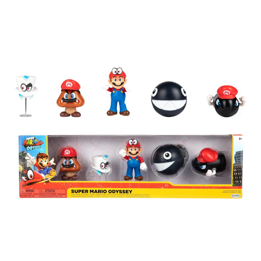 Super Mario Odyssey 5er Set Figuren Spielzeug Nintendo