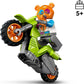 LEGO 60356 City Stuntz Bären-Stuntbike Motorrad Spielzeug mit Rennfahrer Minifigur