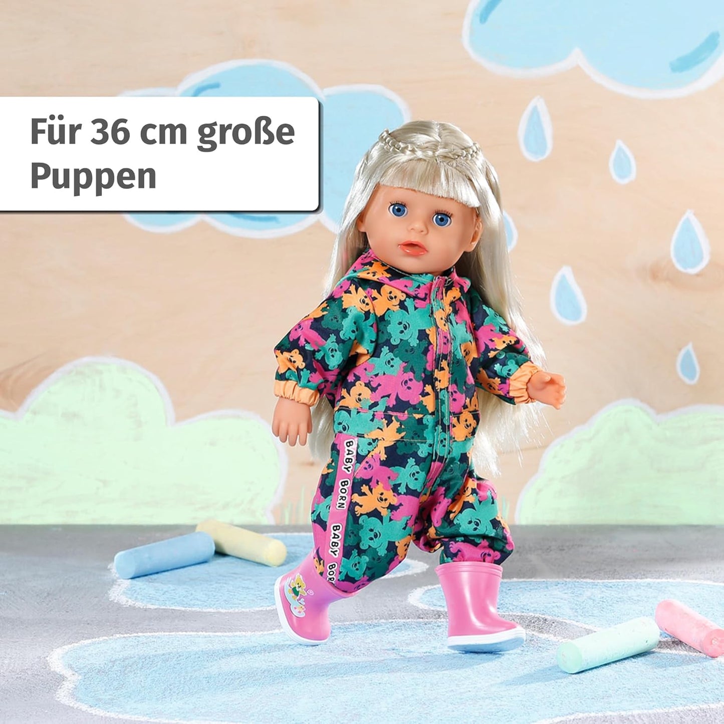 Zapf Creation 836323 Baby Born Matschhose mit Stiefel 36cm - B-Ware