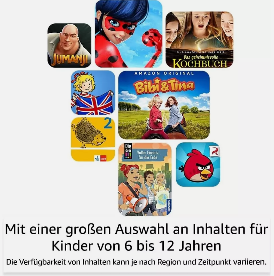 Amazon Fire HD 8 Kids Pro Tablet blau Cyber-Welt-Design 32GB | 8 Zoll HD-Bildschirm - NEU