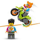 LEGO 60356 City Stuntz Bären-Stuntbike Motorrad Spielzeug mit Rennfahrer Minifigur