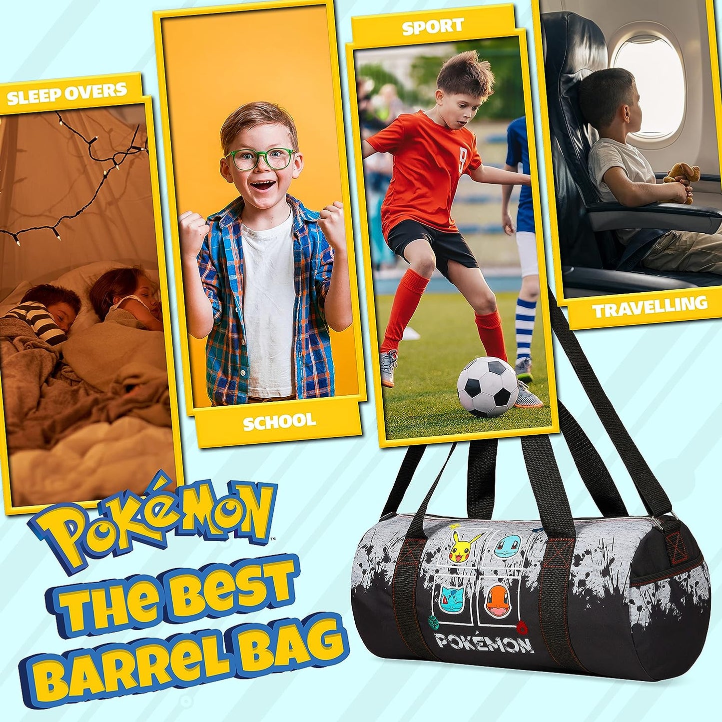 Pokemon Sporttasche Badetasche Reisetasche Kinder - gebraucht