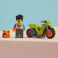 LEGO 60356 City Stuntz Bären-Stuntbike Motorrad Spielzeug mit Rennfahrer Minifigur