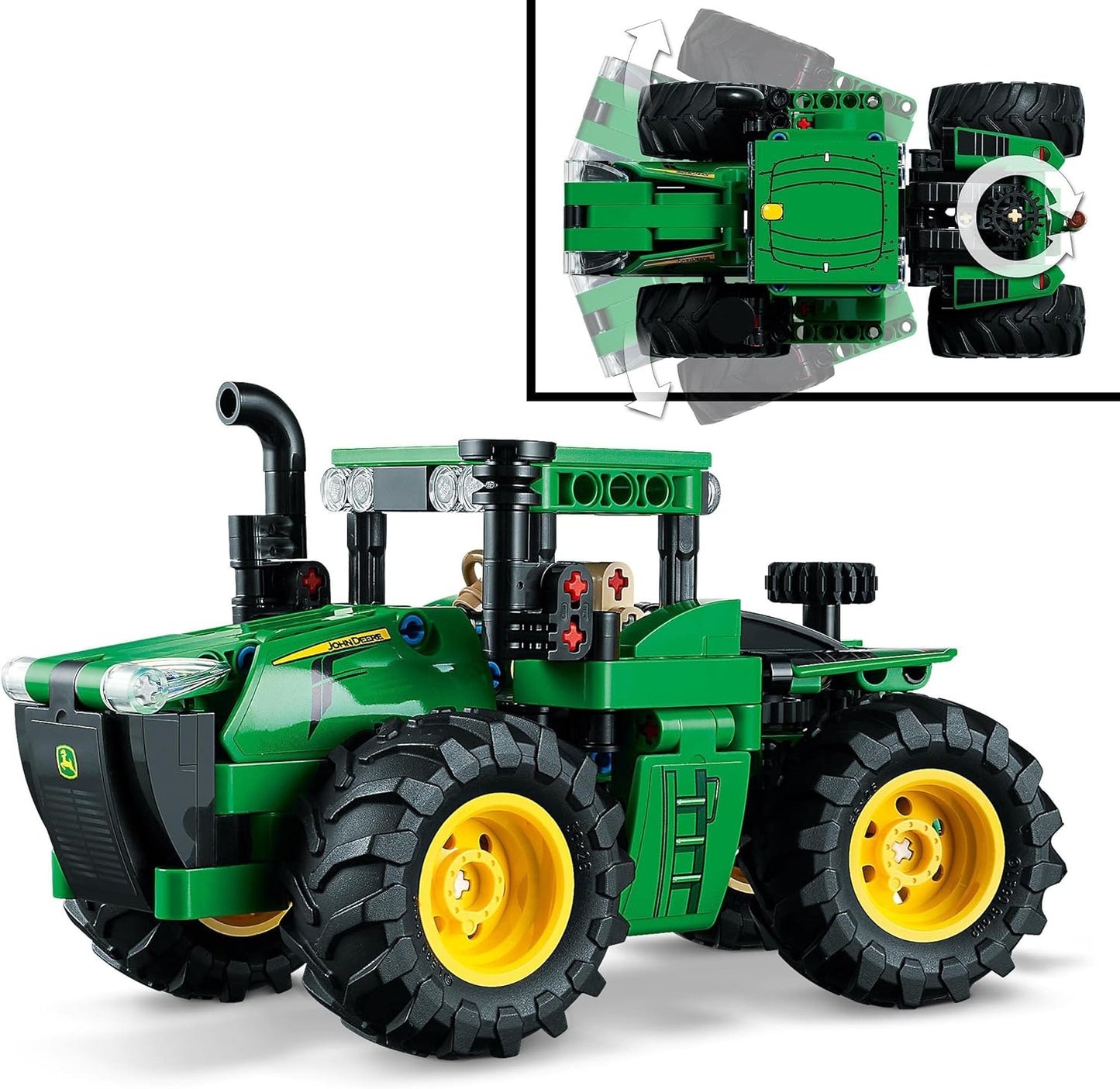 LEGO Technic 42136 John Deere 9620 R 4WD Tractor mit Anhänger - NEU OVP