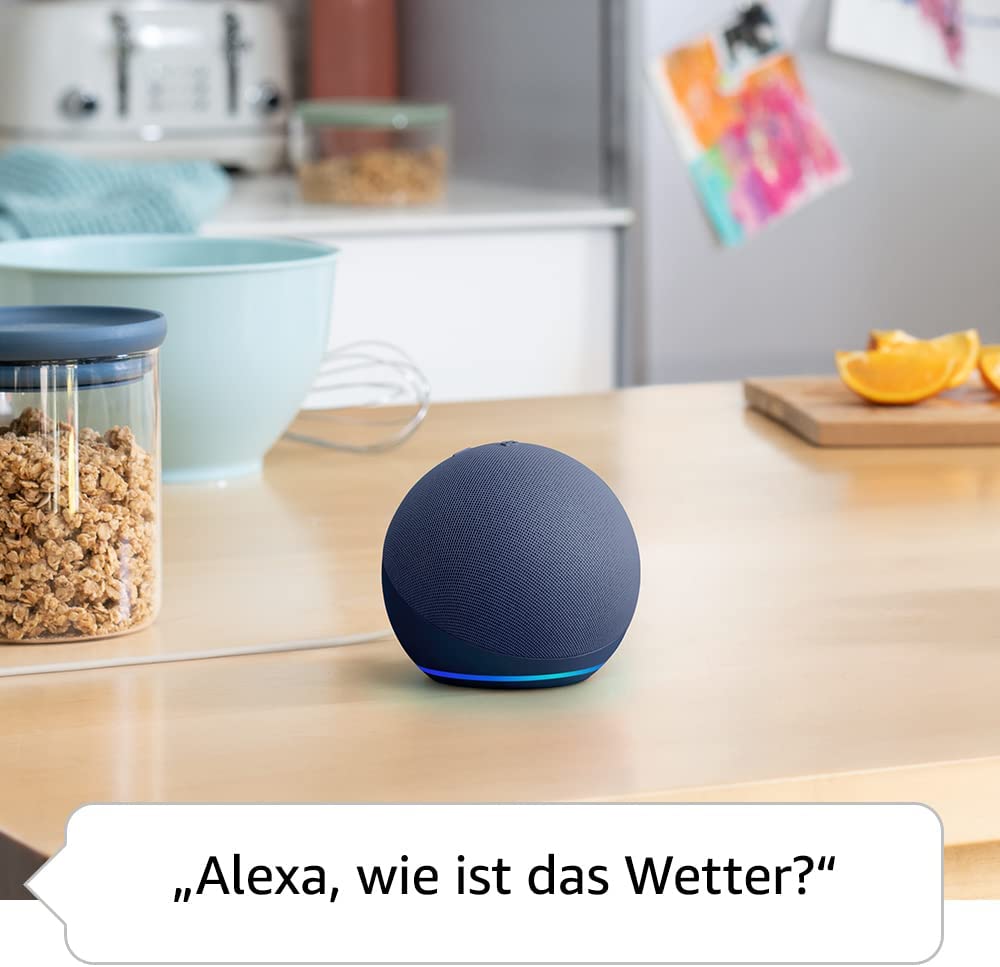 Amazon Echo Dot (5. Generation, 2022) | Bluetooth Lautsprecher mit Alexa | weiß