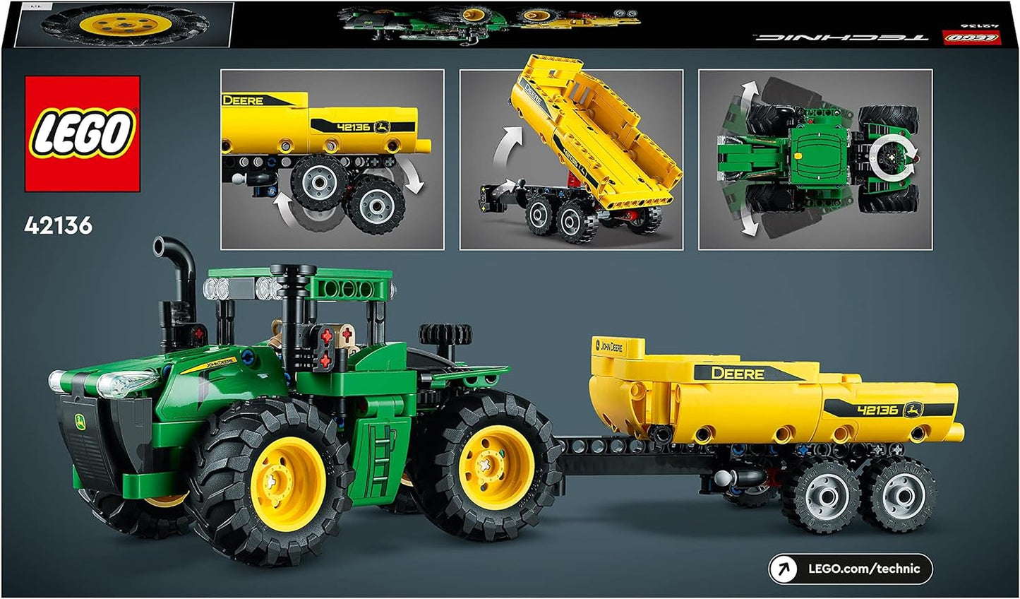 LEGO Technic 42136 John Deere 9620 R 4WD Tractor mit Anhänger - NEU OVP