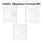 3x PSP Playstation Portable UMD Film Leerhüllen Ersatzhülle Spielhülle Game Hülle - NEU