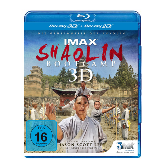 IMAX Shaolin Bootcamp 3D - Die Geheimnisse der Shaloin - Blu Ray 3D - NEU & OVP