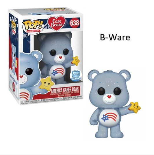 FUNKO POP B-Ware Care Bears #638 America Cares Bear Vinyl Figur