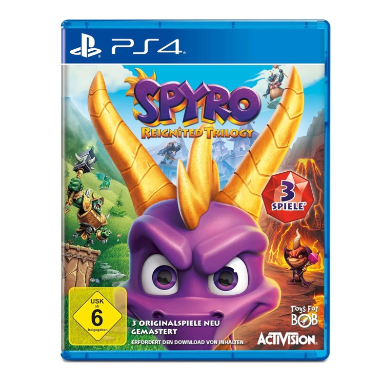PS4 Playstation 4 - Spyro Reignited Trilogy (3 Spiele) - gebraucht