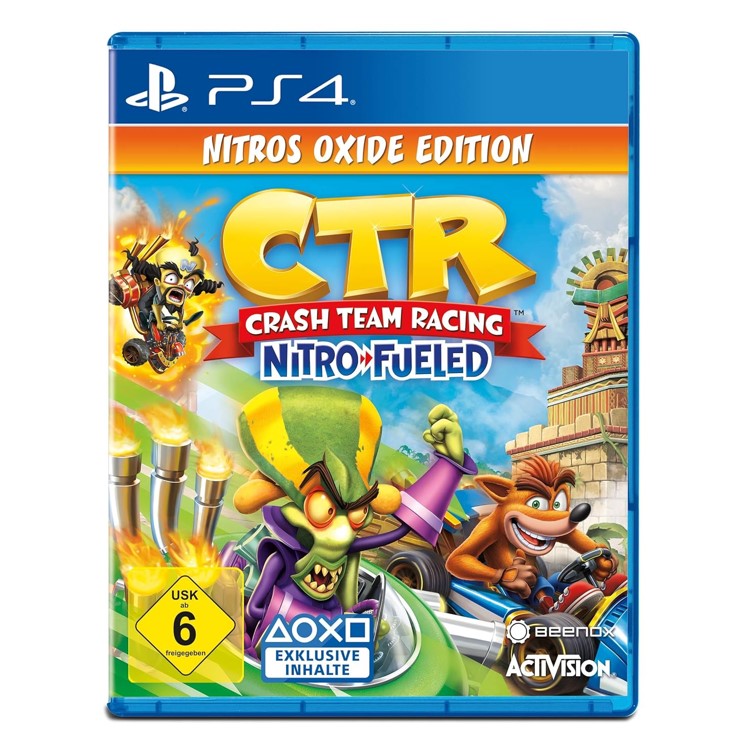 PS4 Playstation 4 - CTR Crash Team Racing Nitro Fueled - Nitros Oxide Edition - gebraucht