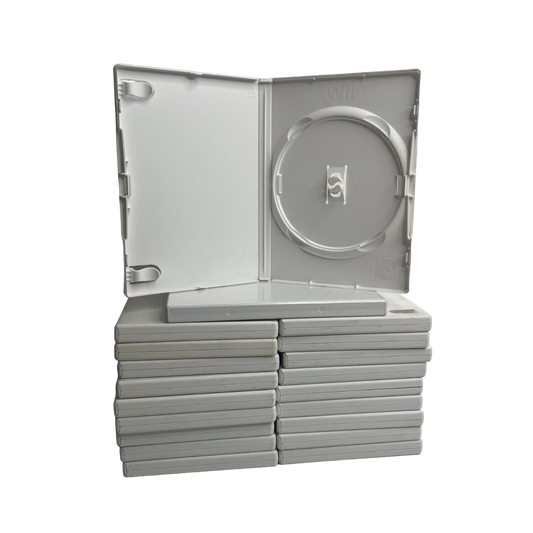 Nintendo Wii Leerhüllen Ersatzhüllen Spielhüllen Game Hülle Case Disc CD Box