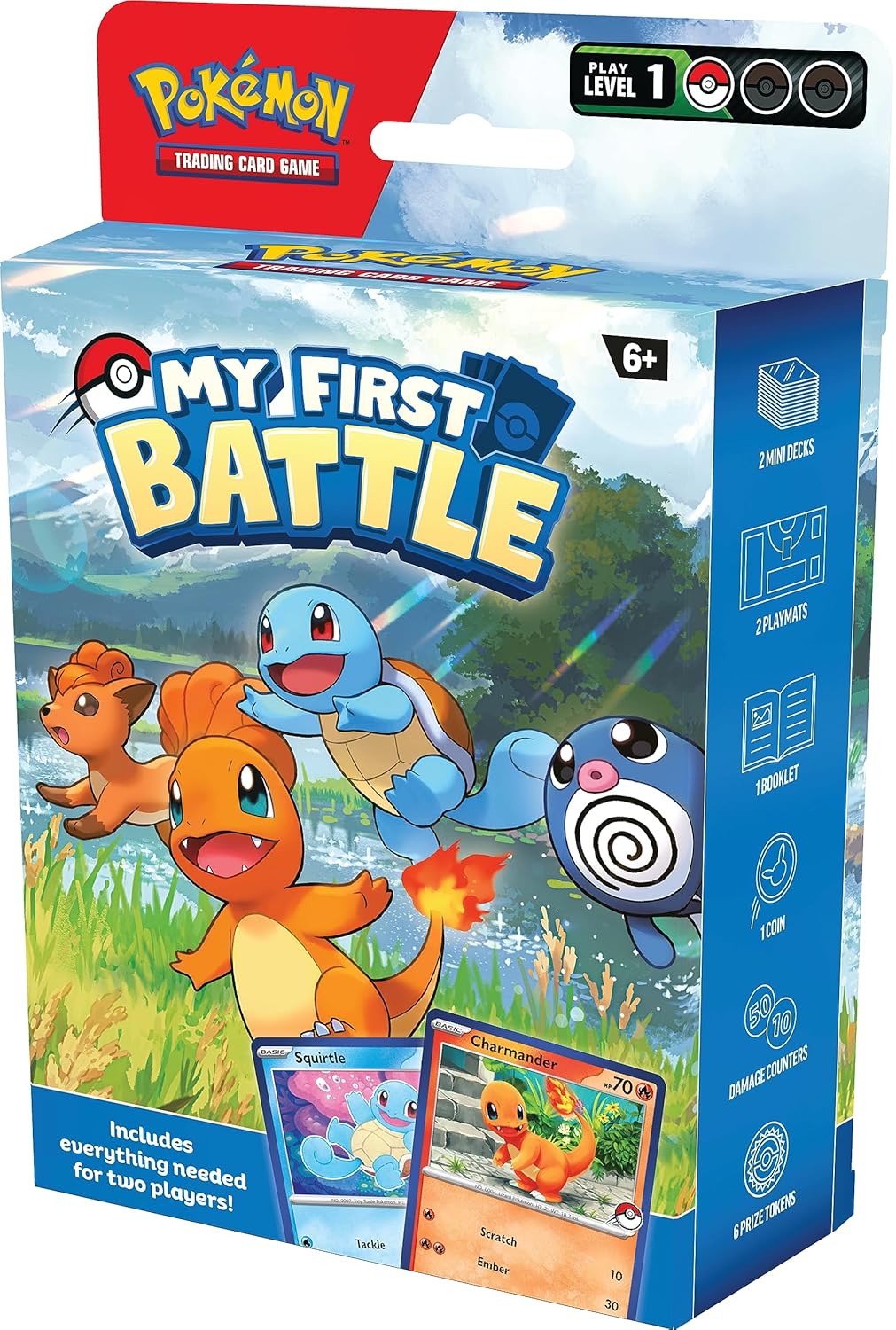Pokémon TCG My First Battle – Glumanda & Schiggy (Starter-Kit mit 2 Mini-Decks)  NEU