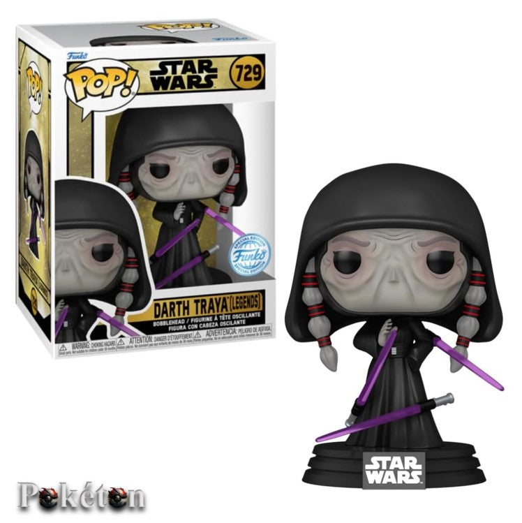 FUNKO POP Star Wars #729 Darth Traya (Legends) - Bobblehead Figur - Neu