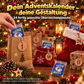Pokémon Adventskalender-Füllung – 240 Original Pokemon Karten – 24x10 Karten mit Holo/Reverse-Holo - inkl. Poketon Visitenkarte