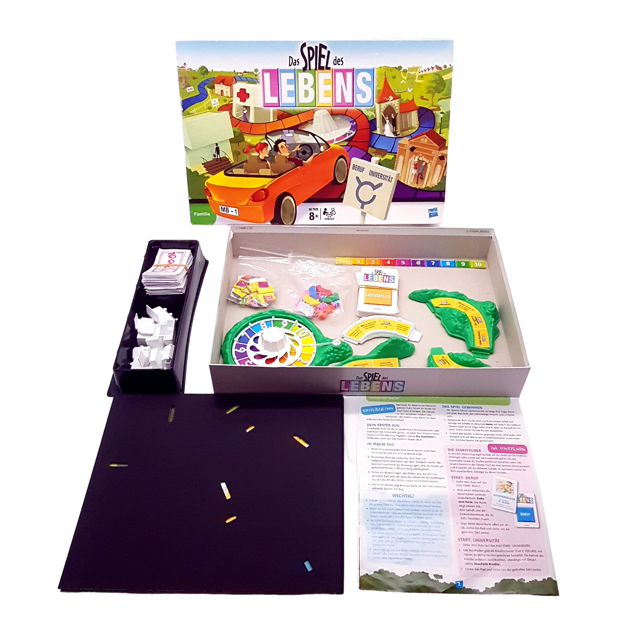 Hasbro - Das Spiel des Lebens - Brettspiel Gesellschaftsspiel Familienspiel - gebraucht