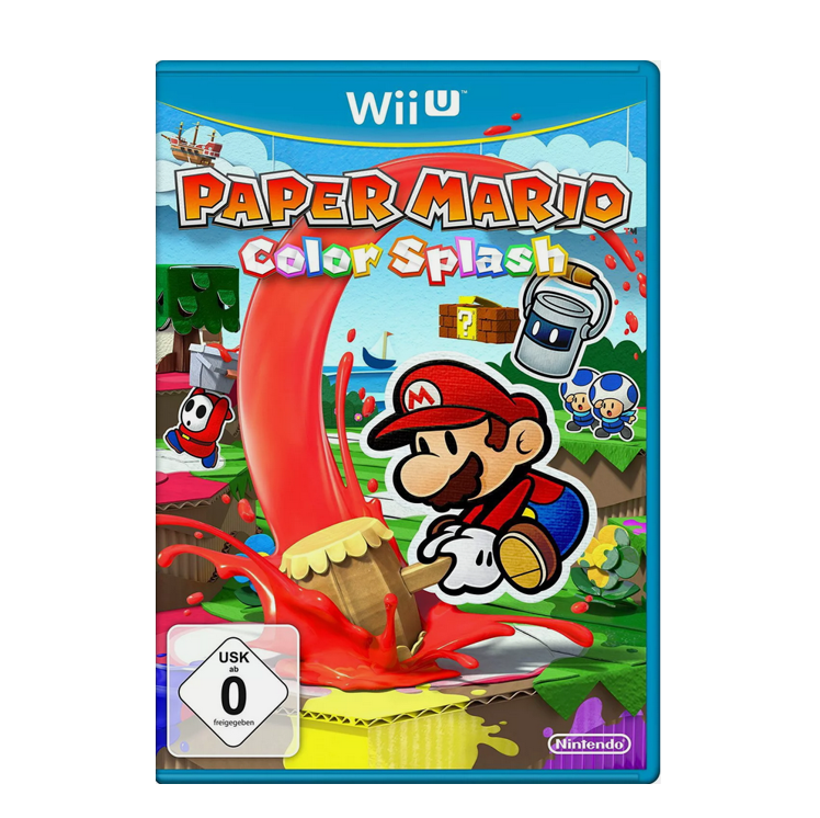 Nintendo Wii U / WiiU - Paper Mario Color Splash - gebraucht