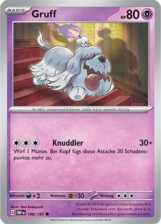 Pokemon Karmesin & Purpur - Obsidian Flammen (Karten 100-199 zur Auswahl)