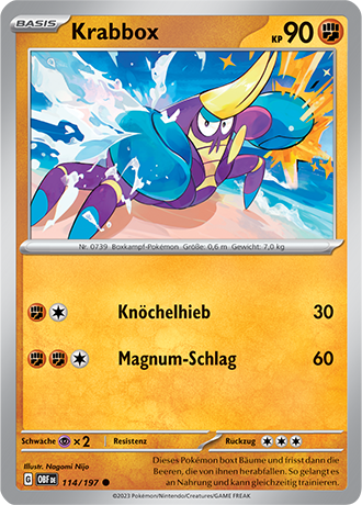 Pokemon Karmesin & Purpur - Obsidian Flammen (Karten 100-199 zur Auswahl)