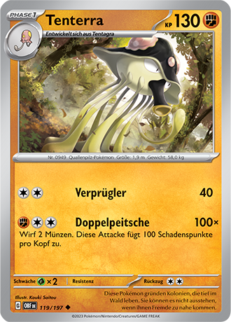 Pokemon Karmesin & Purpur - Obsidian Flammen (Karten 100-199 zur Auswahl)