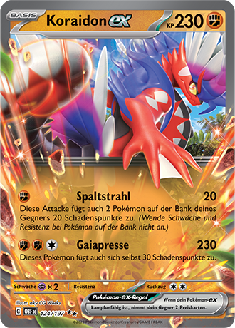 Pokemon Karmesin & Purpur - Obsidian Flammen (Karten 100-199 zur Auswahl)