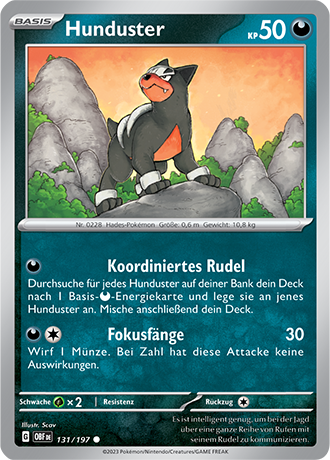 Pokemon Karmesin & Purpur - Obsidian Flammen (Karten 100-199 zur Auswahl)