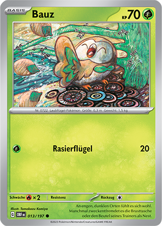 Pokemon Karmesin & Purpur - Obsidian Flammen (Reverse Holo Karten 1-99 - Auswahl)