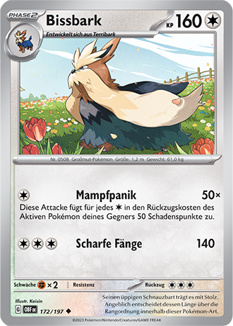 Pokemon Karmesin & Purpur - Obsidian Flammen (Karten 100-199 zur Auswahl)