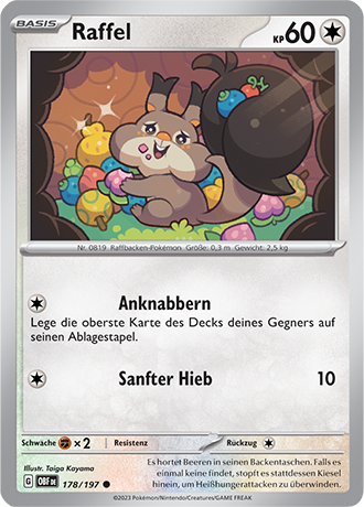 Pokemon Karmesin & Purpur - Obsidian Flammen (Karten 100-199 zur Auswahl)