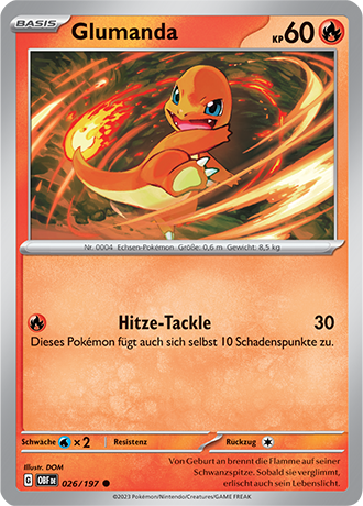 Pokemon Karmesin & Purpur - Obsidian Flammen (Reverse Holo Karten 1-99 - Auswahl)