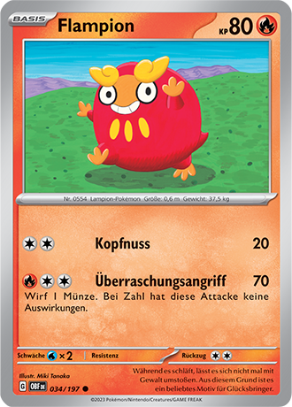 Pokemon Karmesin & Purpur - Obsidian Flammen (Reverse Holo Karten 1-99 - Auswahl)
