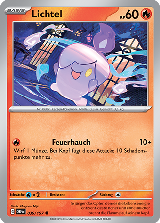 Pokemon Karmesin & Purpur - Obsidian Flammen (Reverse Holo Karten 1-99 - Auswahl)