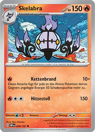 Pokemon Karmesin & Purpur - Obsidian Flammen (Reverse Holo Karten 1-99 - Auswahl)