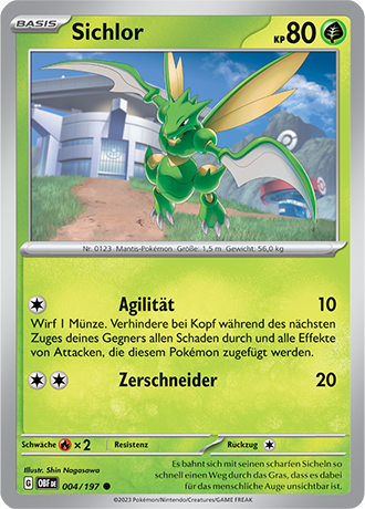 Pokemon Karmesin & Purpur - Obsidian Flammen (Reverse Holo Karten 1-99 - Auswahl)