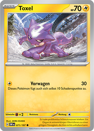 Pokemon Karmesin & Purpur - Obsidian Flammen (Reverse Holo Karten 1-99 - Auswahl)