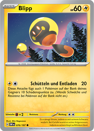 Pokemon Karmesin & Purpur - Obsidian Flammen (Reverse Holo Karten 1-99 - Auswahl)