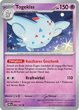 Pokemon Karmesin & Purpur - Obsidian Flammen (Reverse Holo Karten 1-99 - Auswahl)